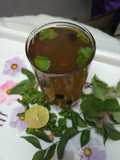 Herbal Tea of fresh leaves