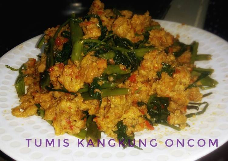 Tumis Kangkung Oncom