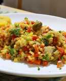 Cuscús de pollo al curry