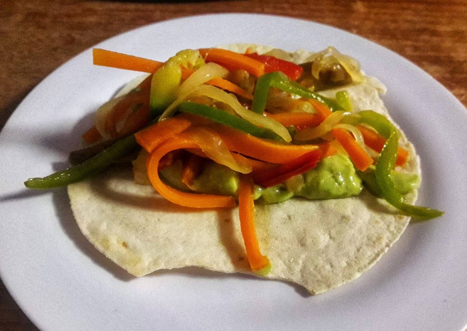 Fajitas Vegetarianas Receta de Ana Honegger Cookpad