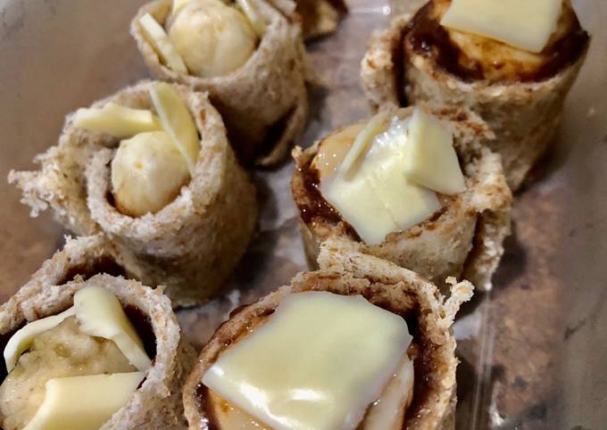 Banana Nutella Cheese Roll