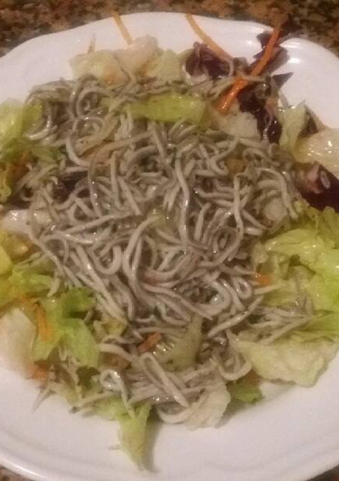 Una foto de Ensalada templada de gulas