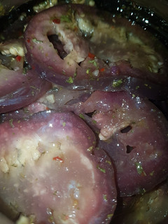 Una foto de Berenjenas al escabeche