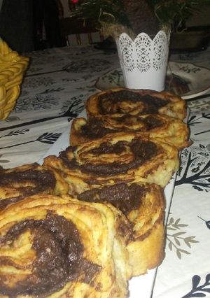 A leveles kakaós csigák királya recept fotója