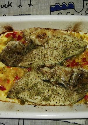 Una foto de Dorada al horno