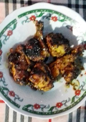 Foto resep Ayam bakar bumbu kacang