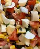 Ensalada de manzana y huevo