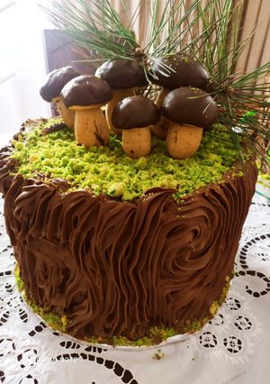 Zdjęcie przepisu Grzybowy tort ;).
