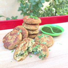 A picture of Beef Shami Kebabs.