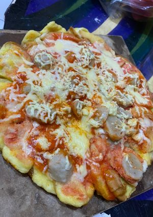 Foto resep Pizza roti tawar teflon