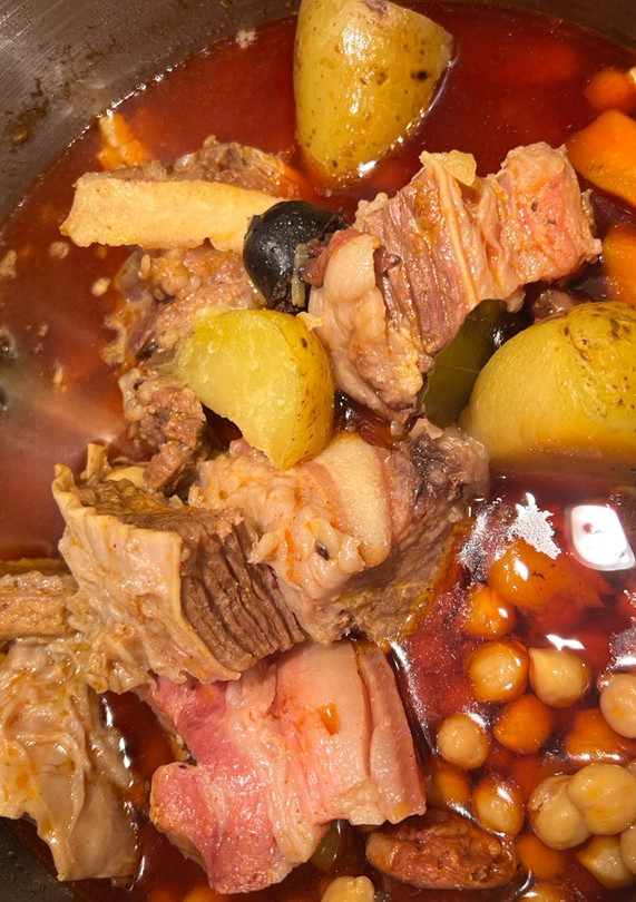Una foto de Garbanzos en la olla express
