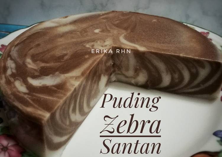 Puding Zebra Santan