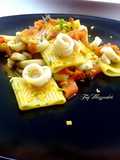 Calamarata di Gragnano con calamari e bottarga di muggine