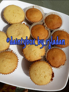 A picture of Plain cupcakes.