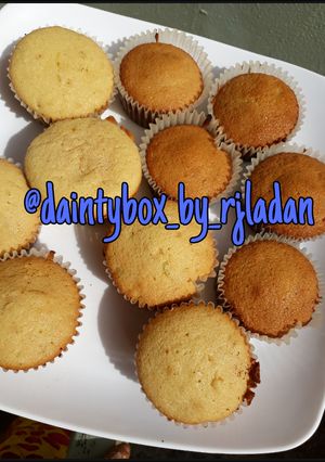 A picture of Plain cupcakes.