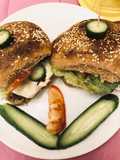 سندوتش برجر صحي 🍔