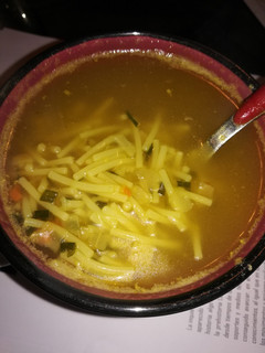 Una foto de Sopa de caldo de calabaza