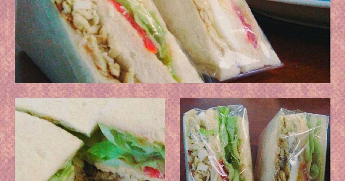 Resep Sandwich Ayam Aili oleh Riri - Cookpad