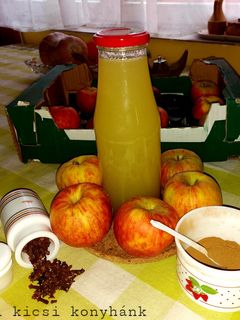 Alma szörp recept fotója