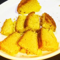 A picture of Homemade Vanilla Cake Without oven Without egg.