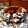 Barackos csokoládés torta