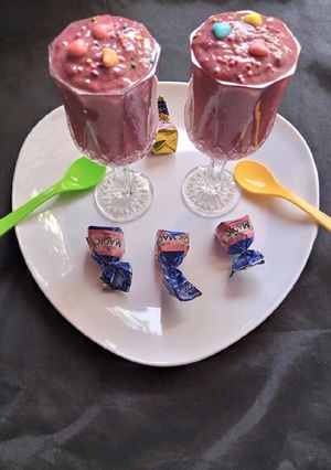 Banana Ice cream ainihin hoton girkin