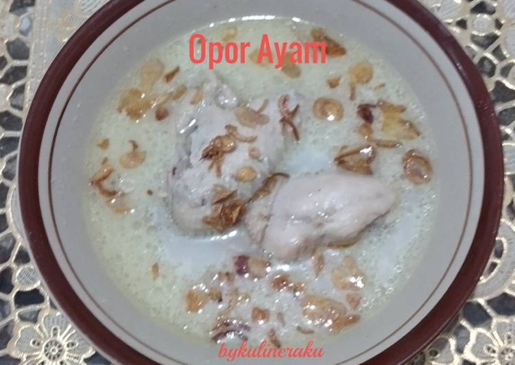 Resep Opor Ayam Simple Lezat