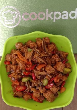 Foto resep Tumis Tempe Teri Saos Tiram
