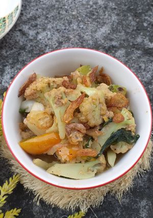 Foto resep Orak arik kembang kol bumbu trasi