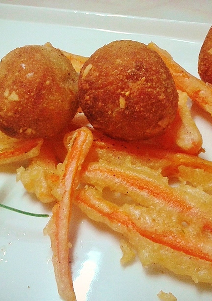 Una foto de Croquetas de conejo con zanahoria