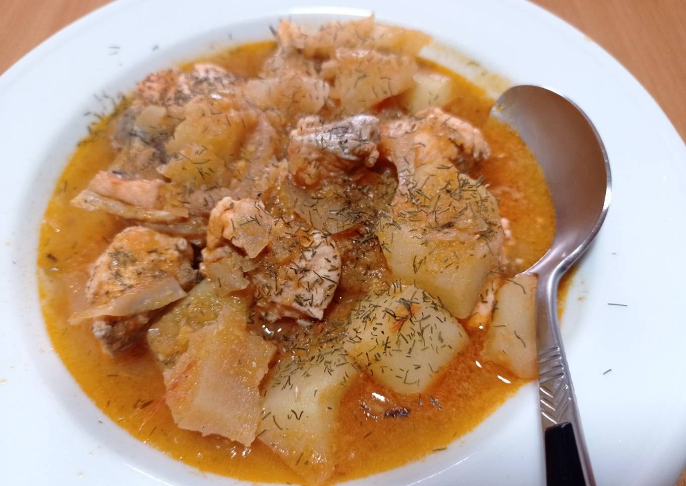 Marmitako de salmón