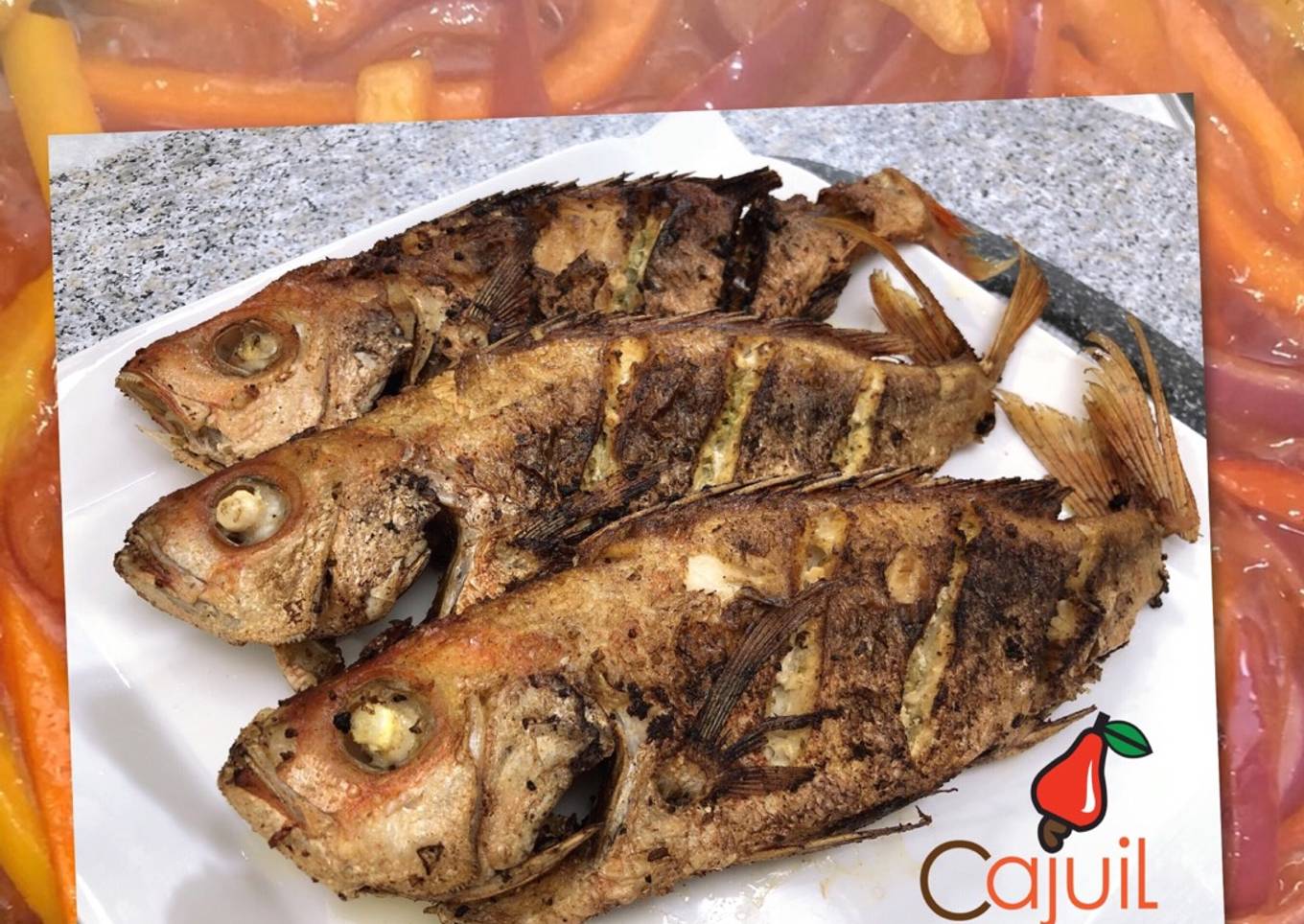 Pescado frito con escabeche