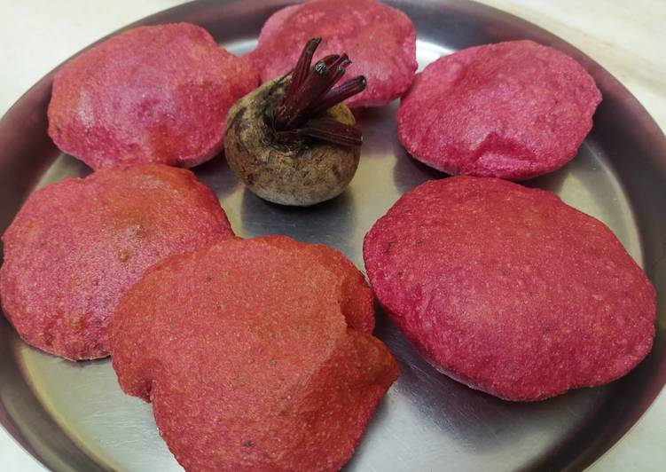 Simple Way to Prepare Favorite Beetroot puri