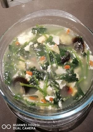 A picture of Spinach Soup.