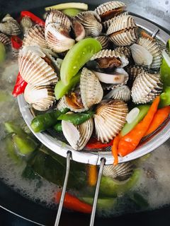 Foto resep Kerang dara kuah asam pedas