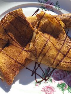 Nutellás palacsinta recept fotója
