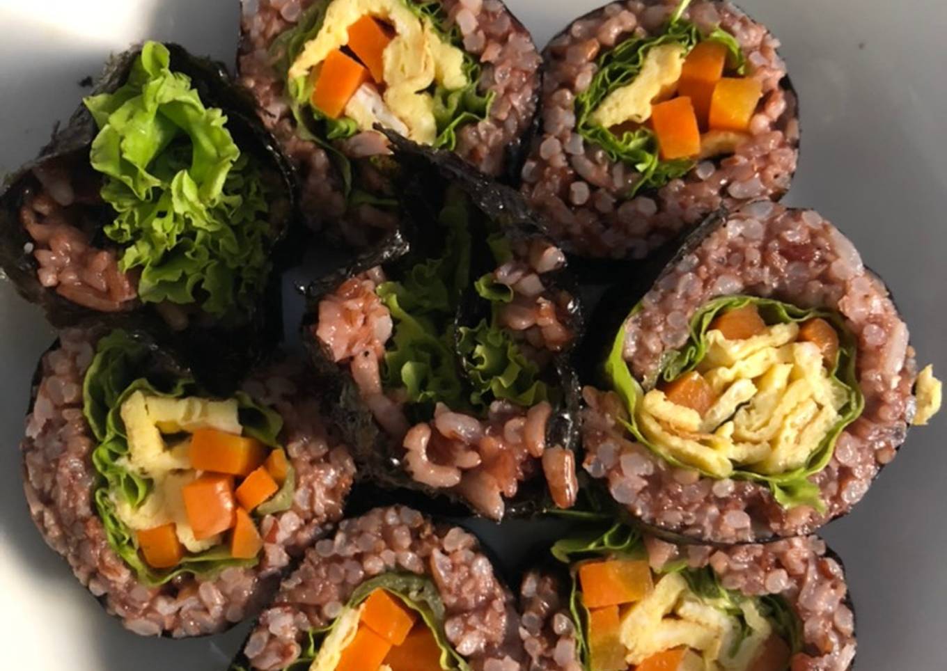 Kimbab nasi merah