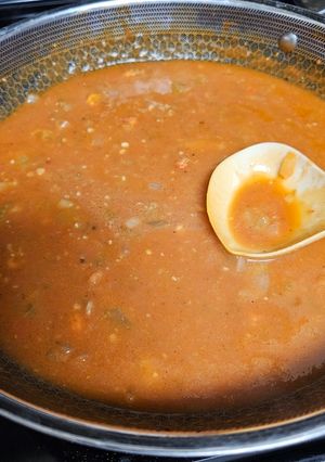 A picture of Crawfish Etouffee.