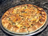Tarta de cebollas y puerros