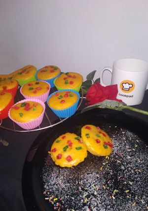 A picture of Carrot Cadamom CupCake.