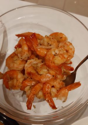 A picture of Shrimp w/ butter sauce (Udang Saus Mentega).