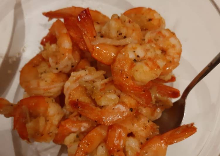 Recipe of Perfect Shrimp w/ butter sauce (Udang Saus Mentega)