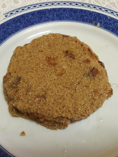 Una foto de Hamburguesa de teff y boletus horneada, baja en grasa, sin gluten yvegana 🍔