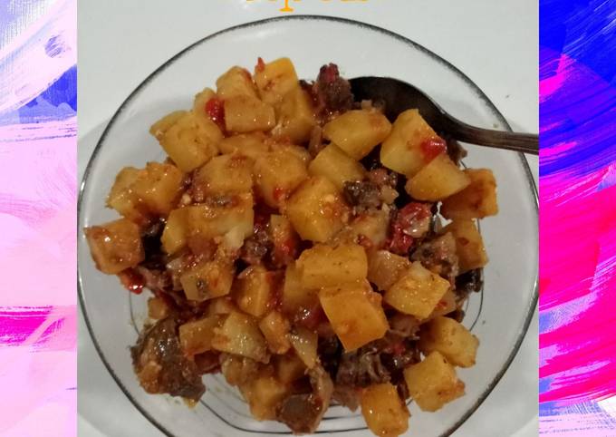 Langkah Mudah untuk Menyiapkan Sambal kentang ati ampela, Lezat