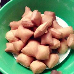 A picture of Sweet home made mandazi.