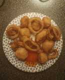Triple cooked deep fried battered Onion an Chicken