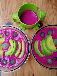 Foto resep Magenta smoothie soup