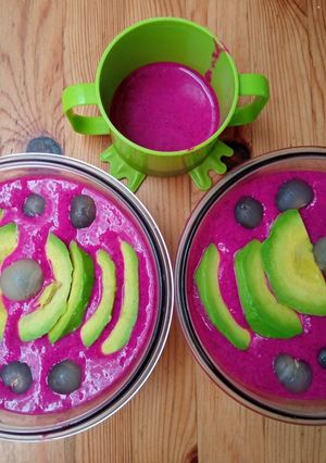 Foto resep Magenta smoothie soup