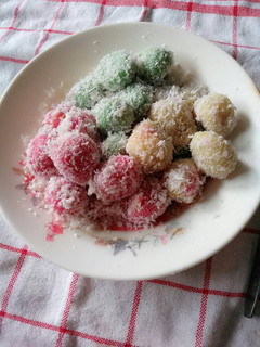 Foto resep Klepon warna warni