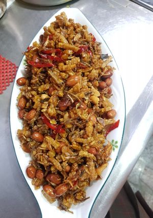 Foto resep Orek tempe kering kacang tanah dan teri